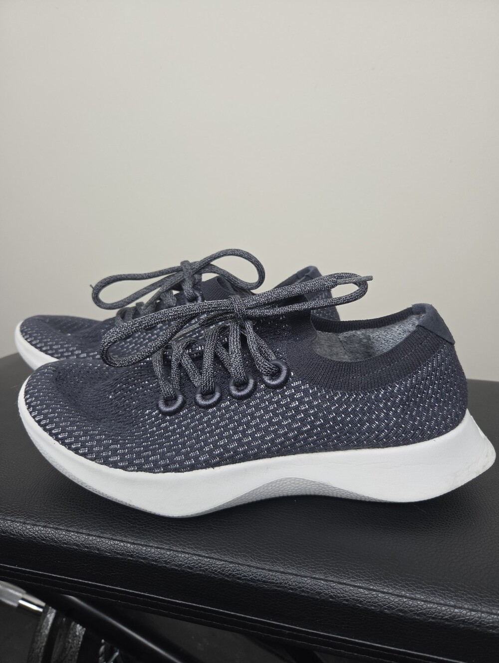 Allbirds Tree Dasher 2 Womens 8.5 Running Shoes Black Knit Sneakers Athletic